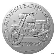 Stříbrná mince Na kolech -  Motocykl JAWA Californian  proof (ČM 2024) 