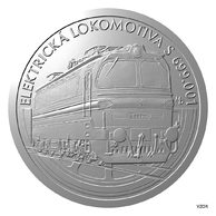 Stříbrná mince Na kolech - Elektrická lokomotiva S 699.001  proof (ČM 2024)  