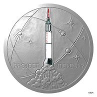 Stříbrná mince Mléčná dráha -  První Američan ve vesmíru   proof (ČM 2024)     